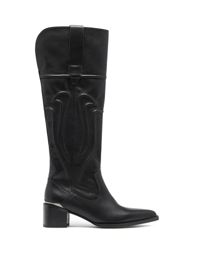 Therapy Shoes Dynasty Black | Women's Boots | Western | Over The Knee | Tall