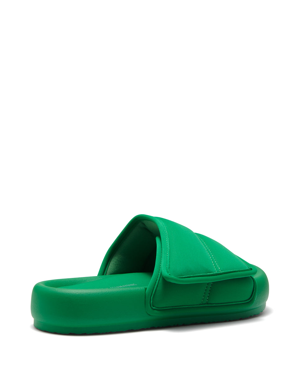 Green sale prada slides