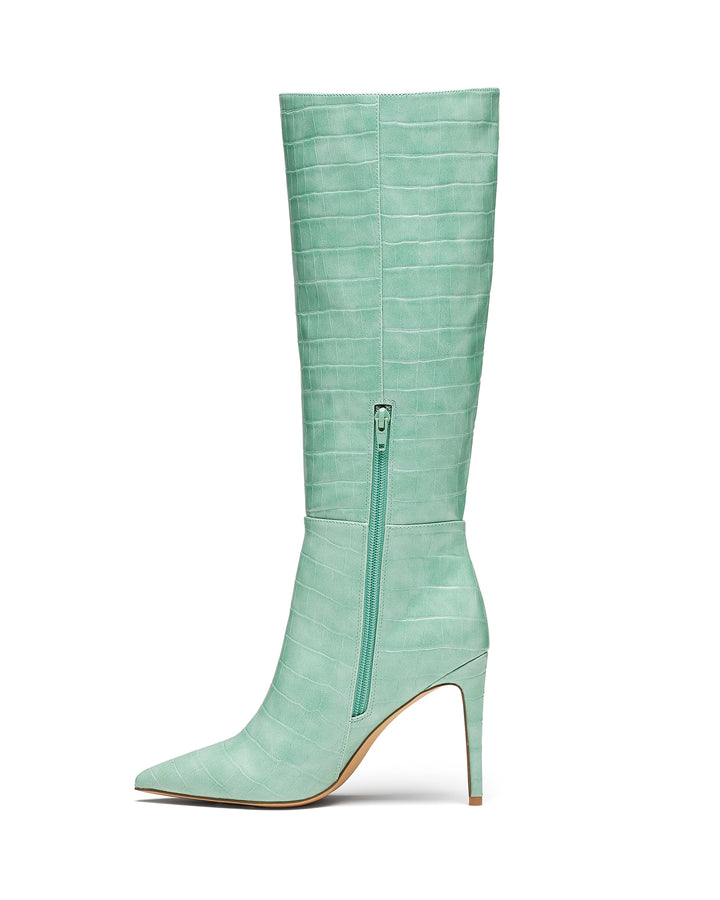 Therapy Shoes Icon Seafoam Croc | Women's Boots | Tall | Knee High
