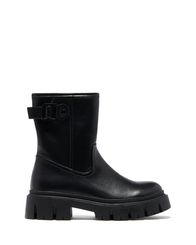 Therapy Shoes Indy Black | Women's Boots | Mid Calf | Chunky | Grunge
