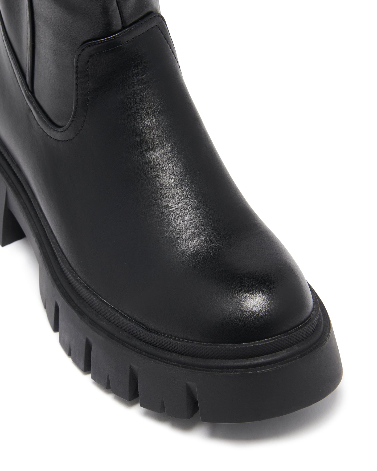 Therapy Shoes Indy Black | Women's Boots | Mid Calf | Chunky | Grunge