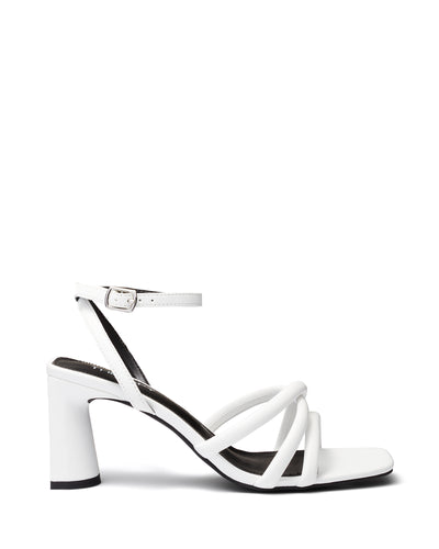 Therapy Shoes Kade White | Women's Heels | Sandals | Strappy | Dress