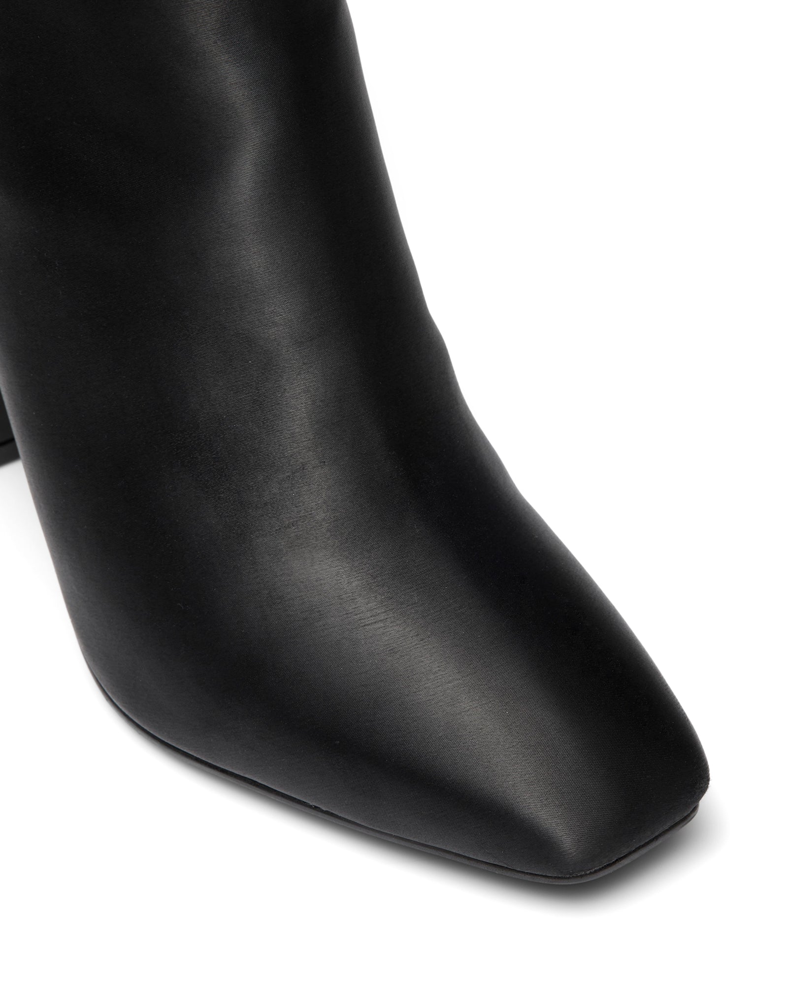 Therapy Shoes Muse Black Satin | Women's Boots | Knee High | Tall | 90's