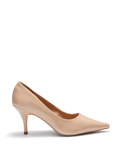 Therapy Shoes Sabrina Latte Patent | Women's Heels | Pumps | Office 