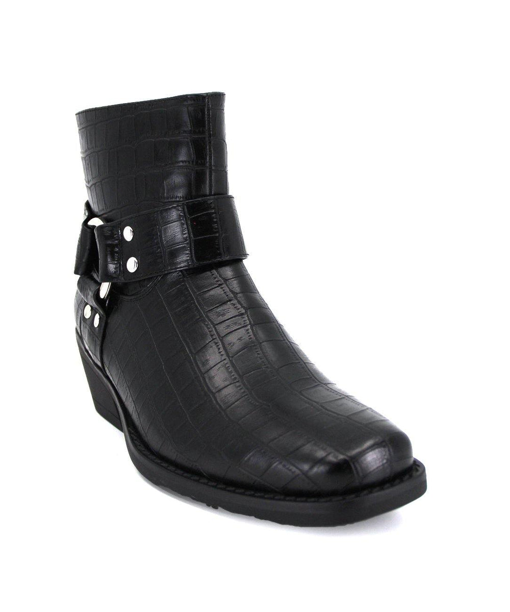 Velez Black Croc - Therapy Shoes