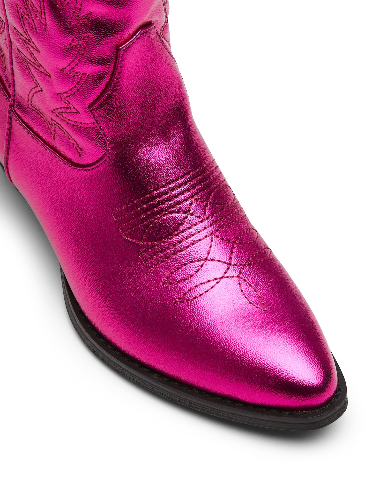 Therapy Shoes Wilder Metallic Pink | Women's Boots | Western | Cowboy | Short