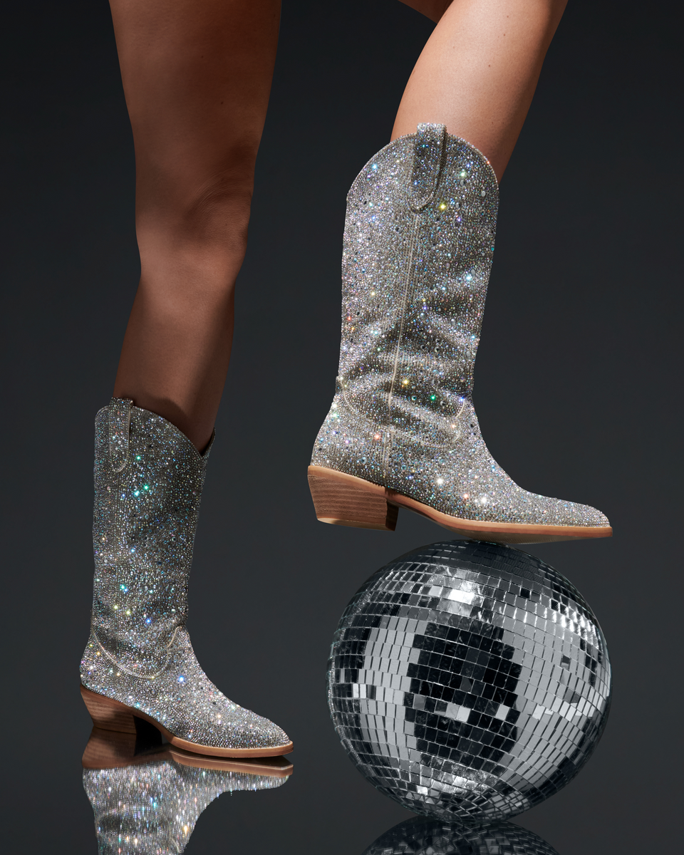 Bling top cowboy boots