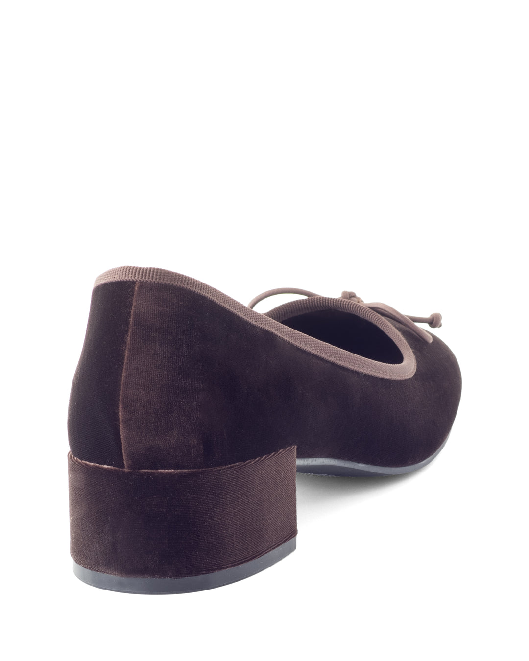 Diana Ballet Heel Chocolate Velvet