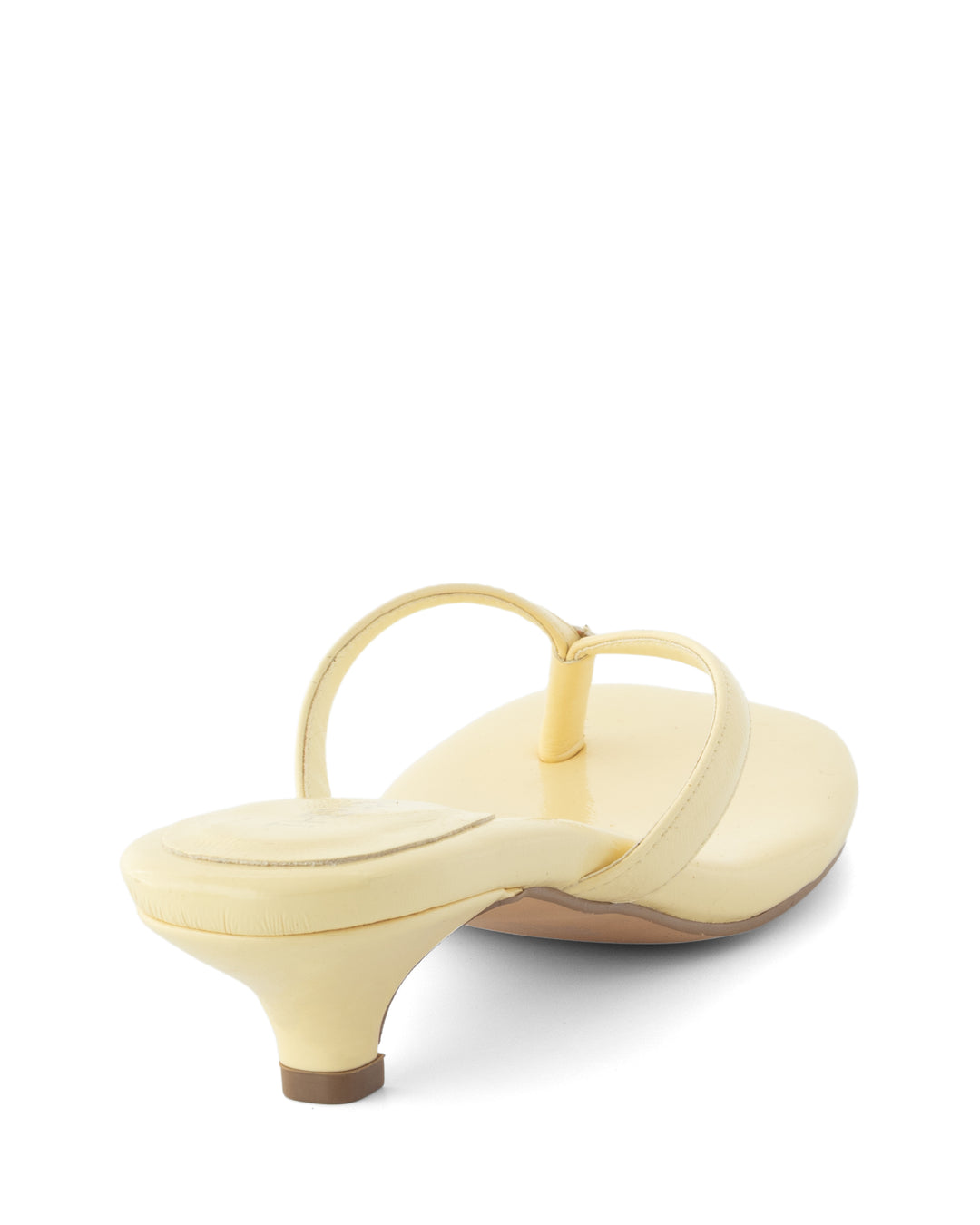Heatwave Thong Heel Butter Crinkled Patent