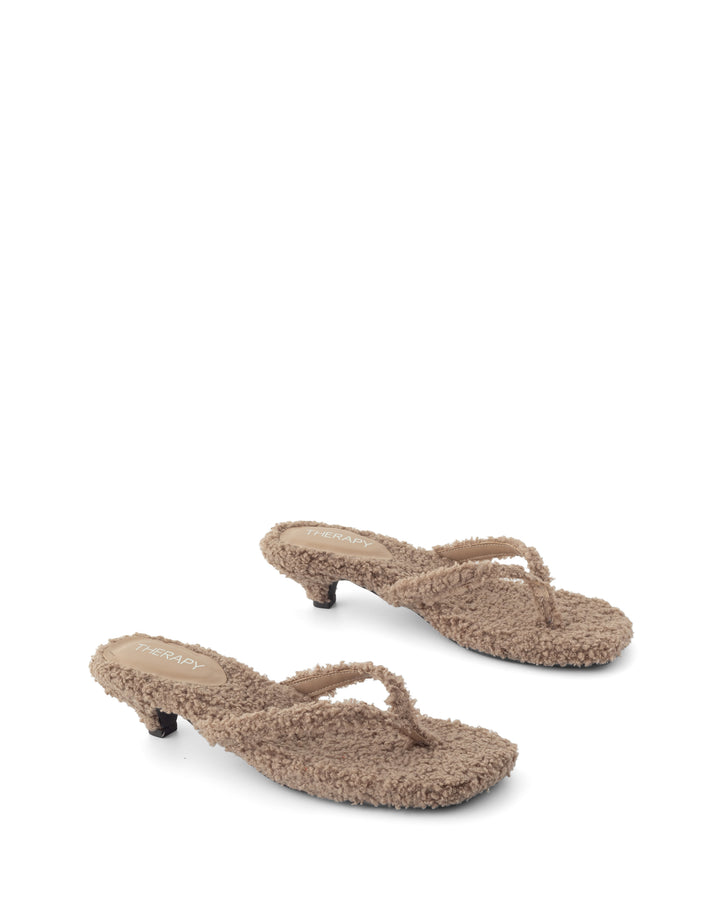 Heatwave Thong Heel Mocha Teddy