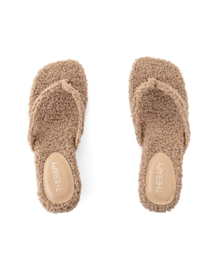 Heatwave Thong Heel Mocha Teddy