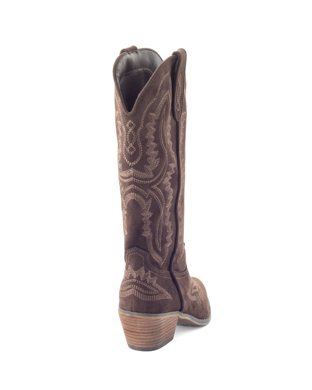 Mustang Cowboy Boot Chocolate Suede