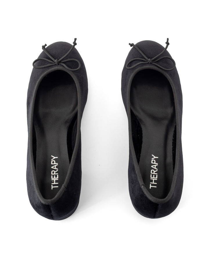 Diana Ballet Heel Black Velvet