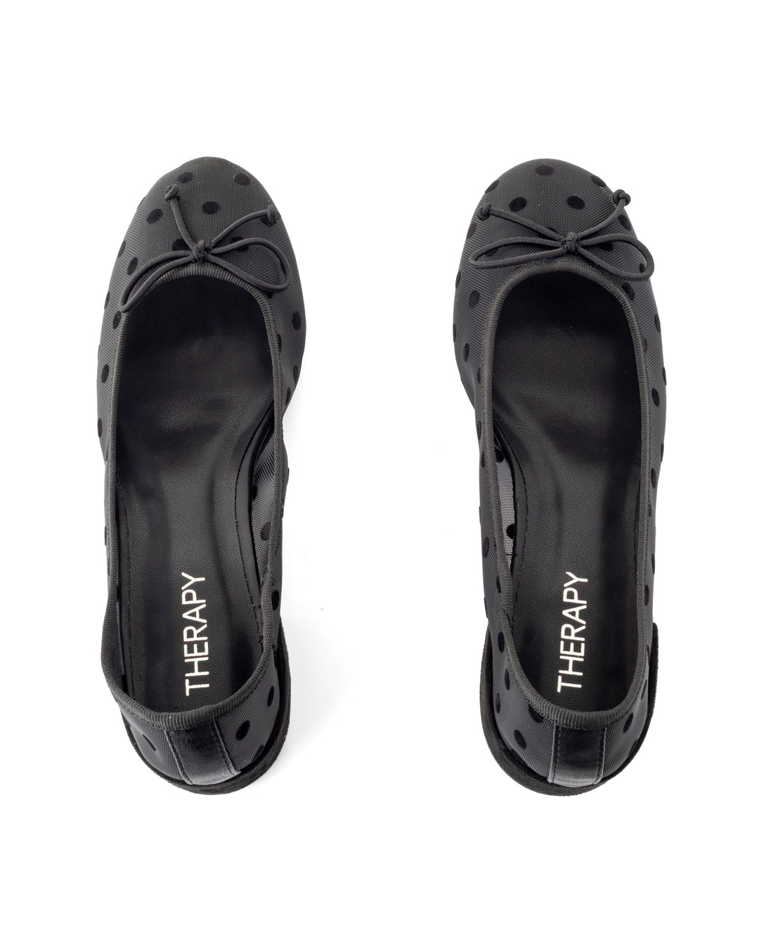 Diana Ballet Heel Black Polkadot