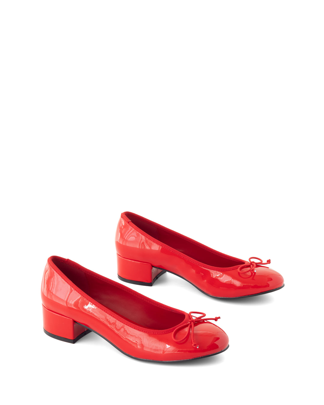 Diana Ballet Heel Red Patent