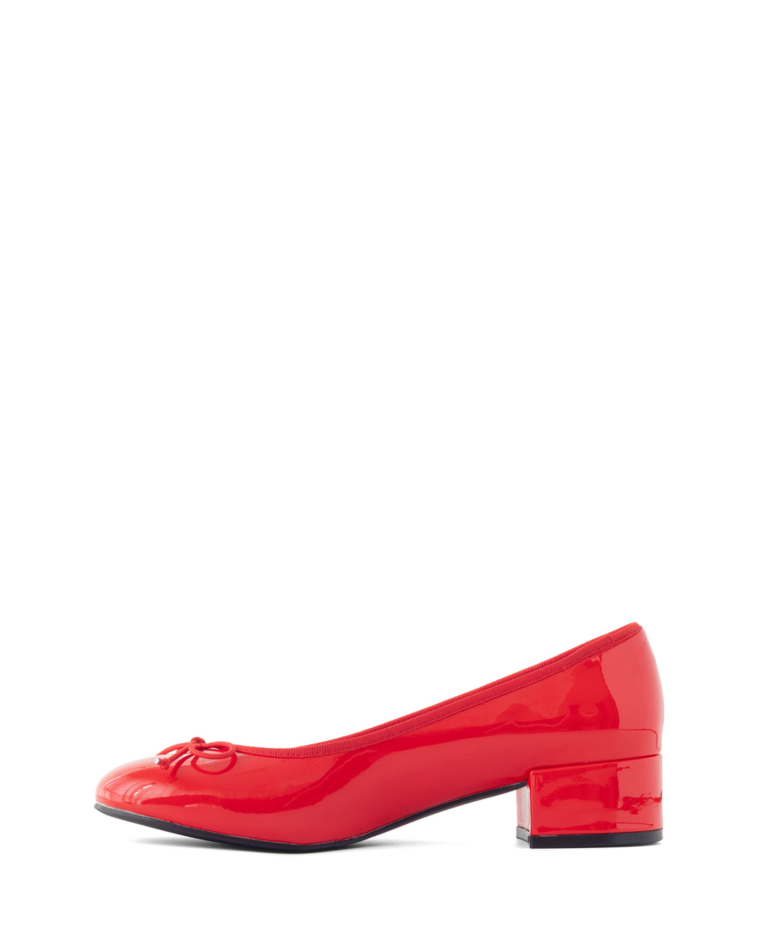Diana Ballet Heel Red Patent