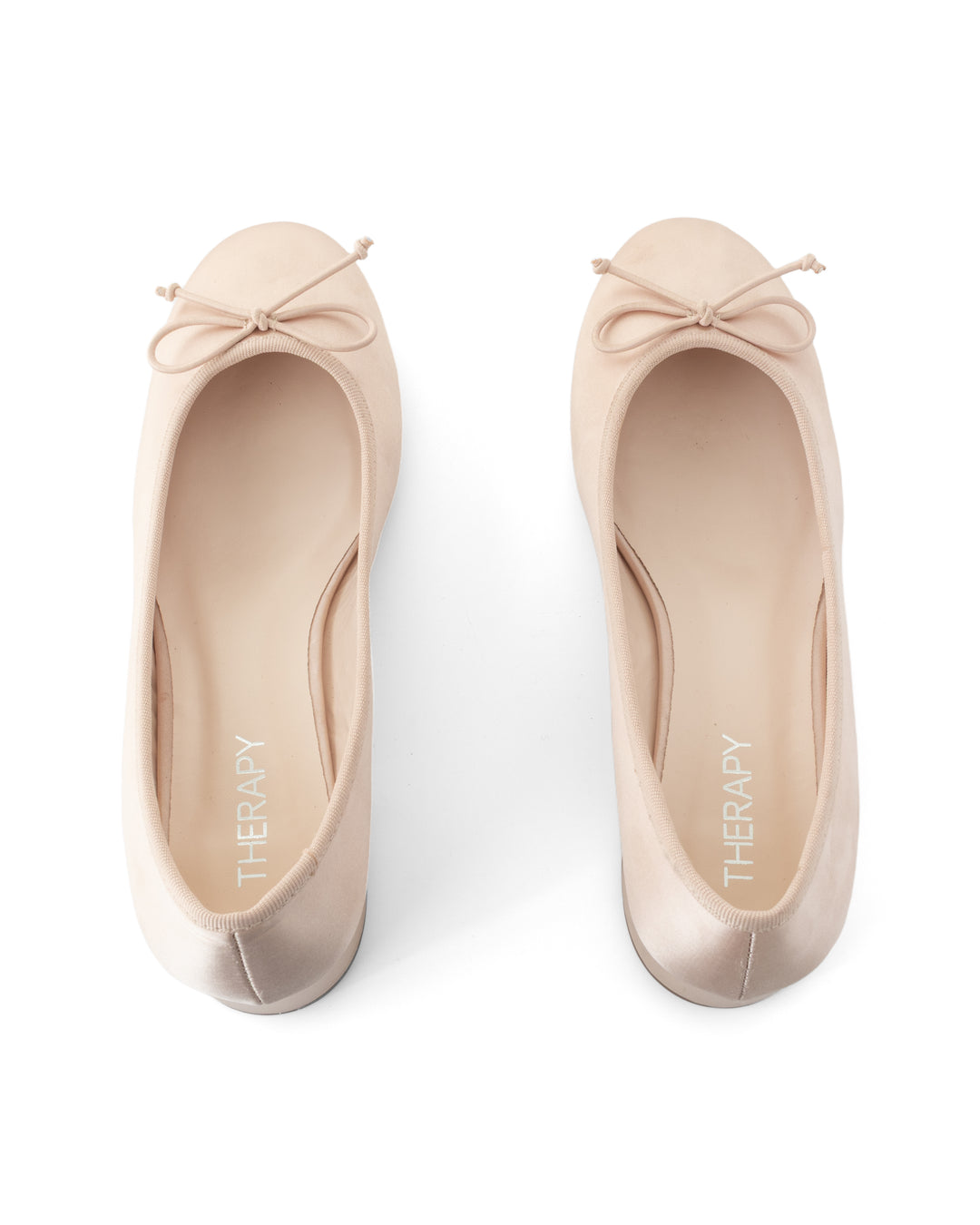 Diana Ballet Heel Blush Satin