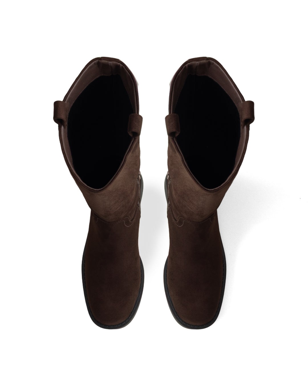 Albany Tall Boot Chocolate Faux Suede