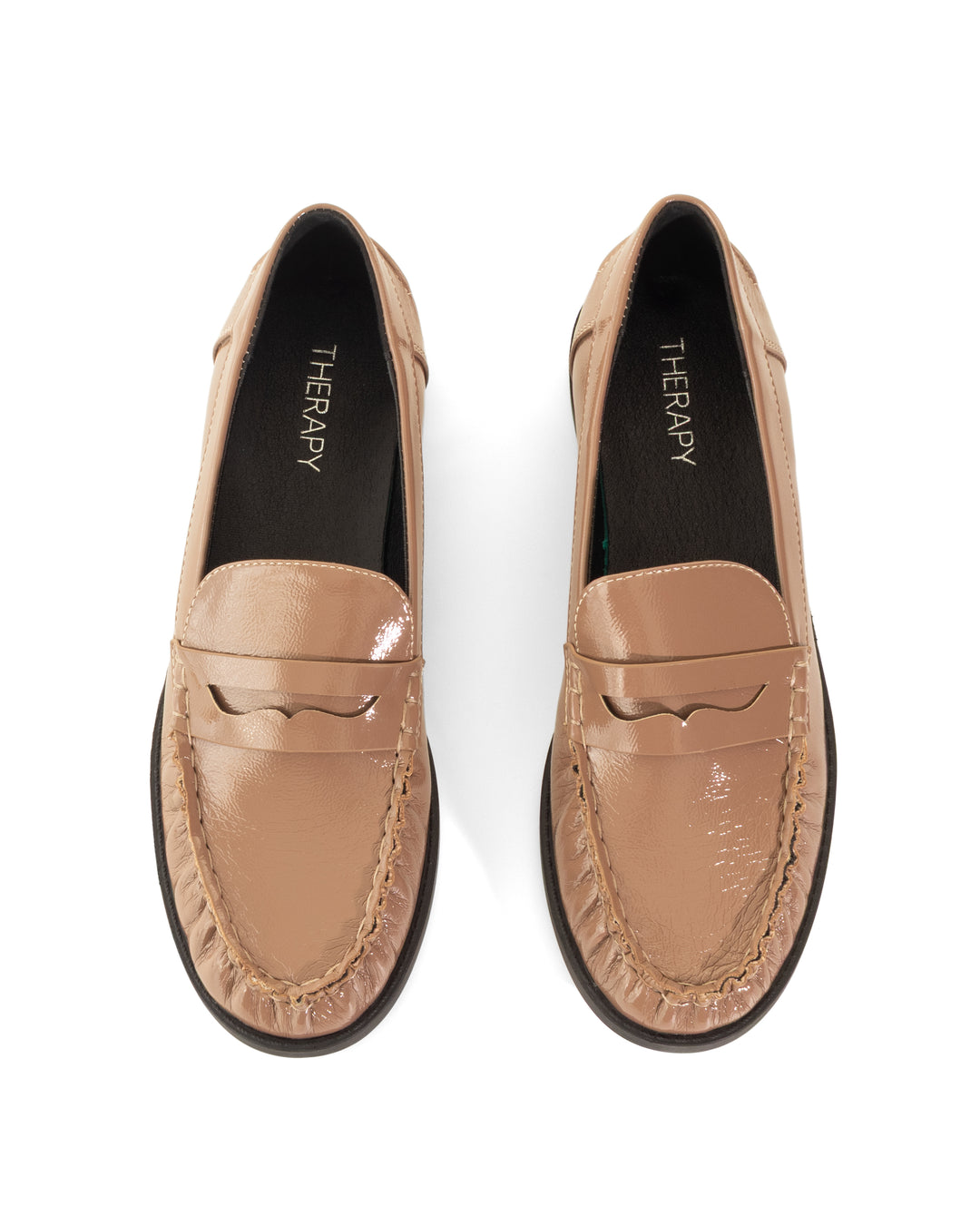 Albert Loafer Mocha Crinkled Patent