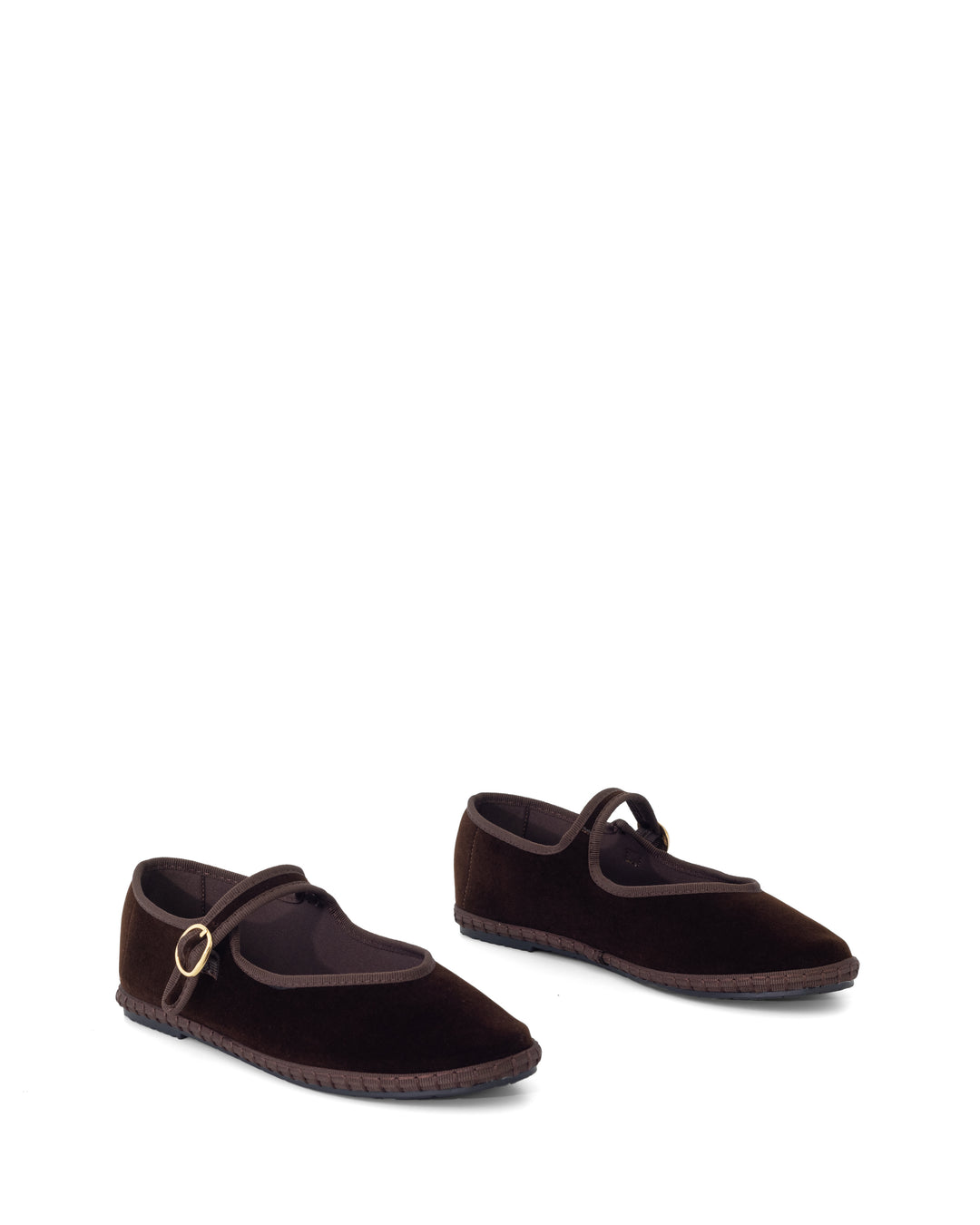Alegria Ballet Flat Chocolate Velvet