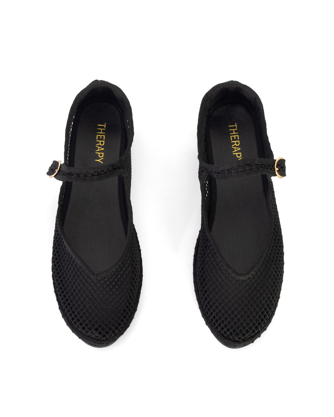 Alicante Ballet Flat Black Mesh