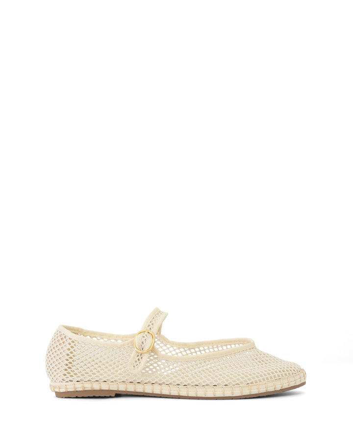 Alicante Ballet Flat Off White Mesh