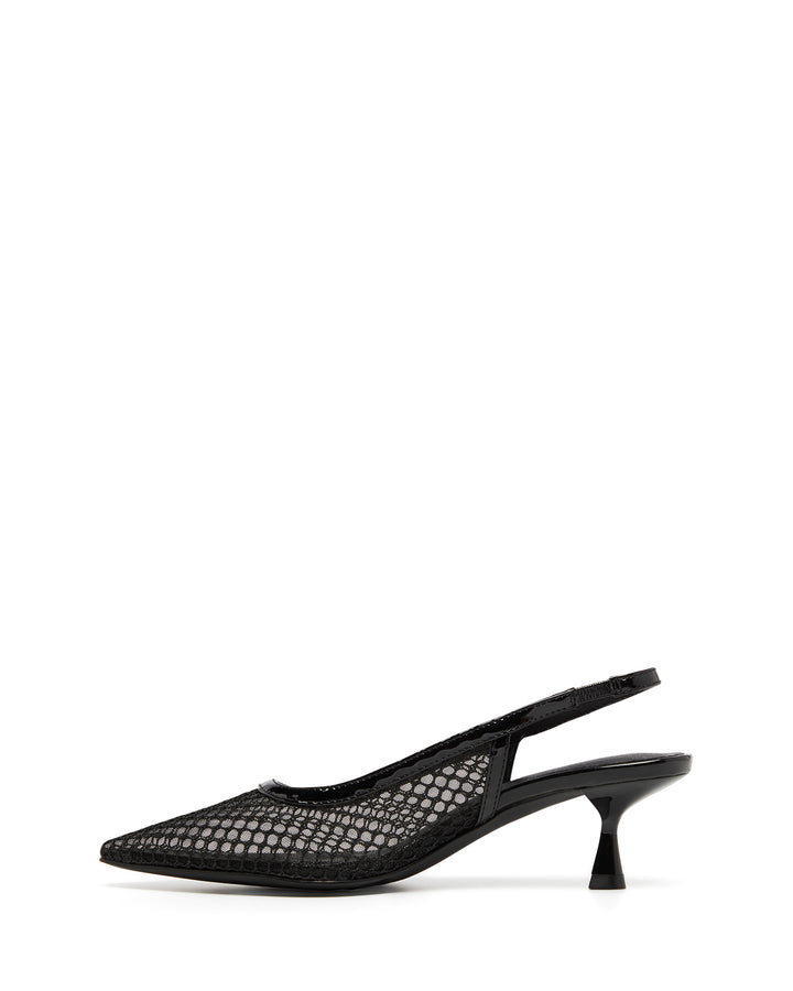 Therapy Shoes Bentleyy Black Patent | Women's Heels | Slingback | Pump | Stiletto