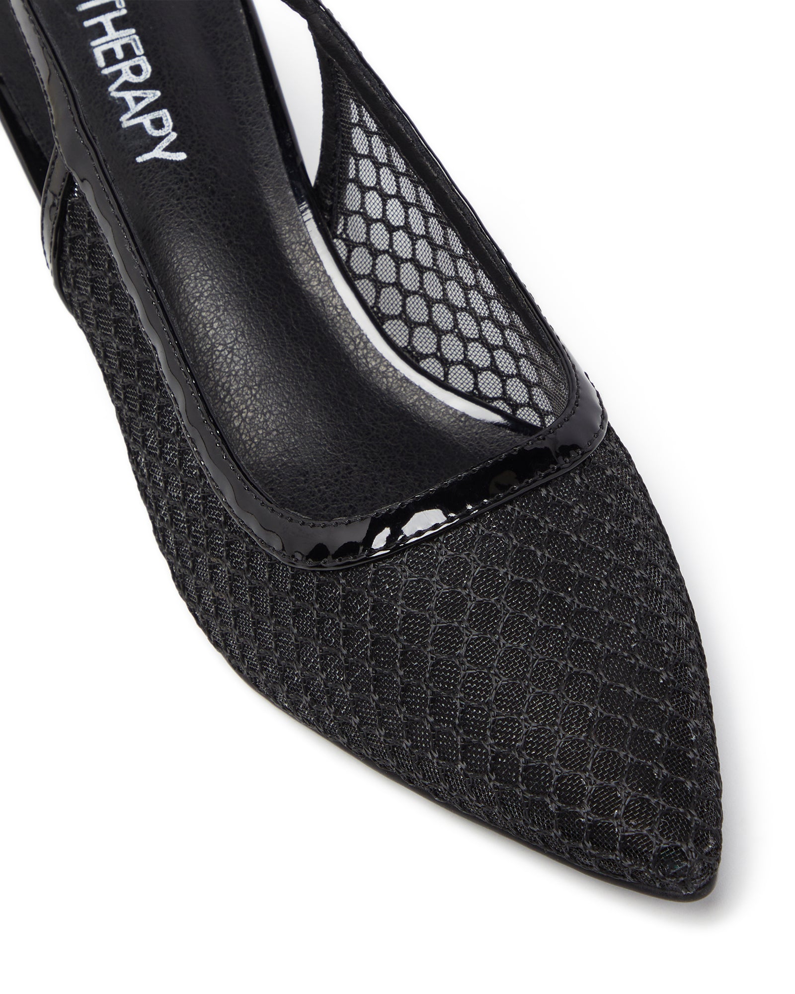 Therapy Shoes Bentleyy Black Patent | Women's Heels | Slingback | Pump | Stiletto