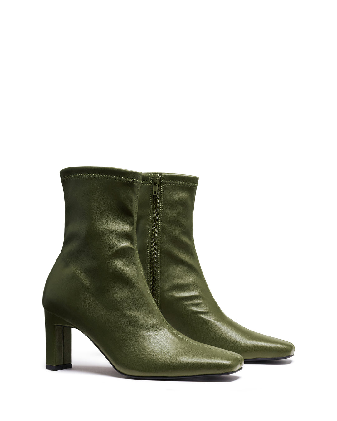 Bette Ankle Boot Khaki Smooth