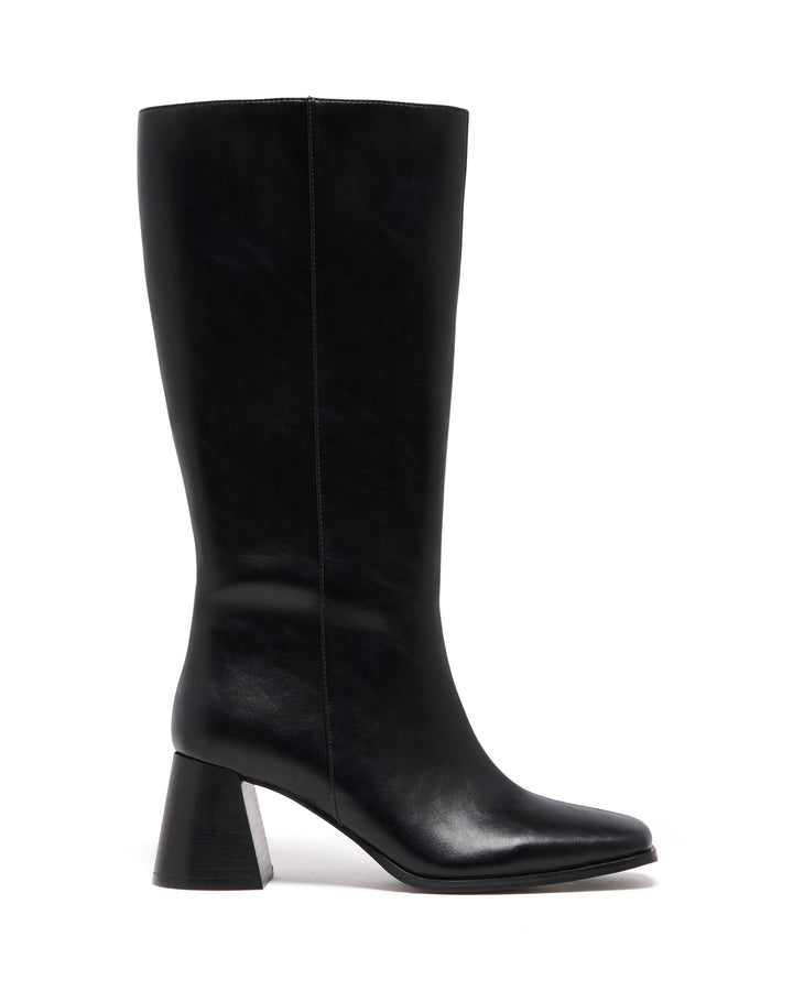 Cadence Tall Boot Black Textured