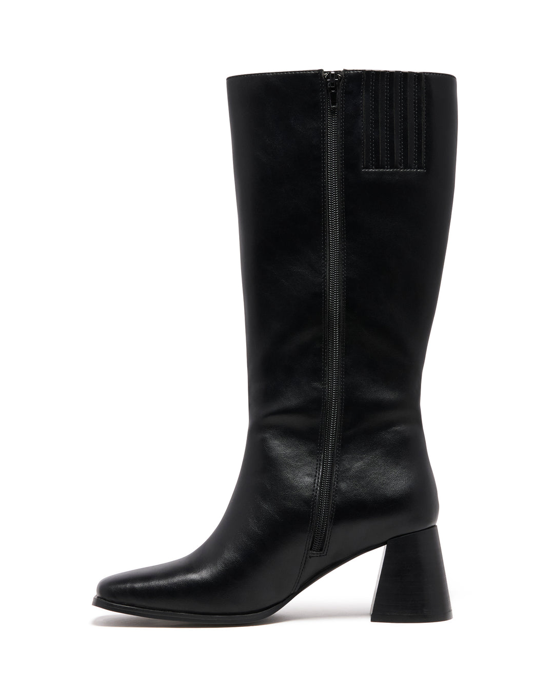 Cadence Tall Boot Black Textured