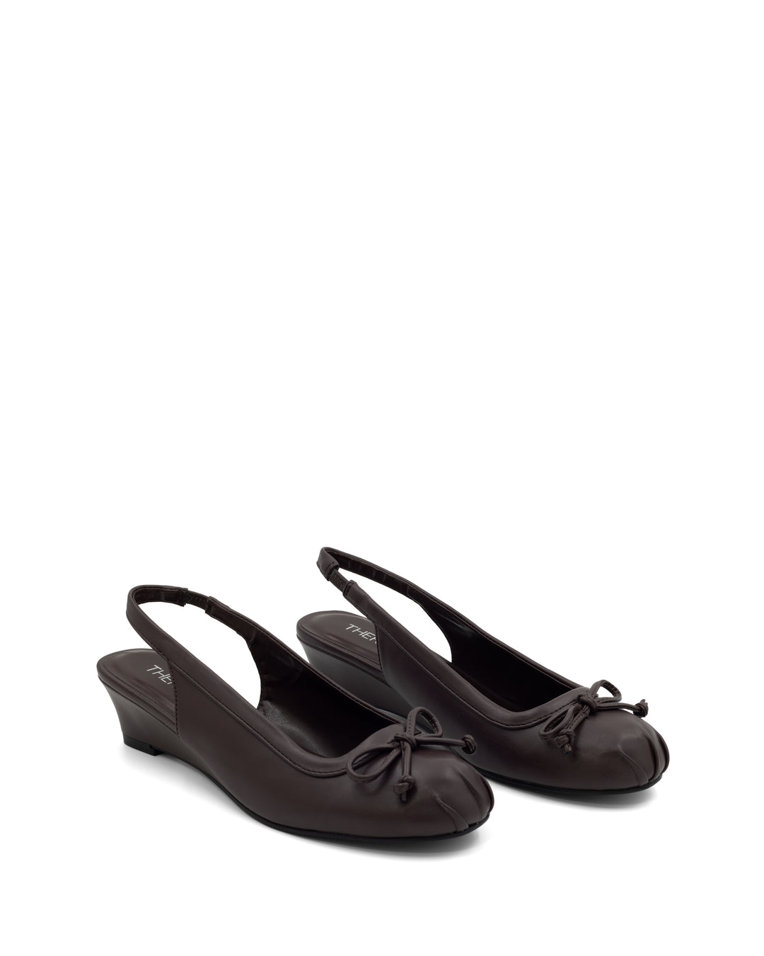Cate Slingback Wedge Chocolate