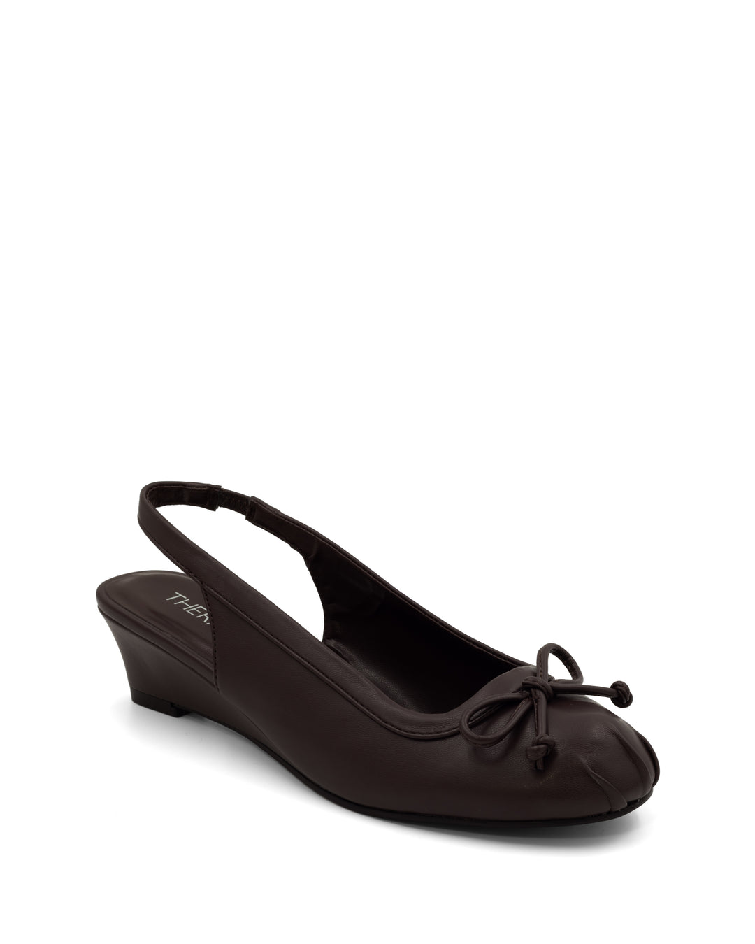 Cate Slingback Wedge Chocolate