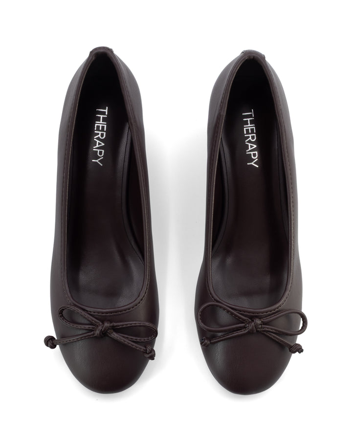 Charli Wedge Ballet Chocolate