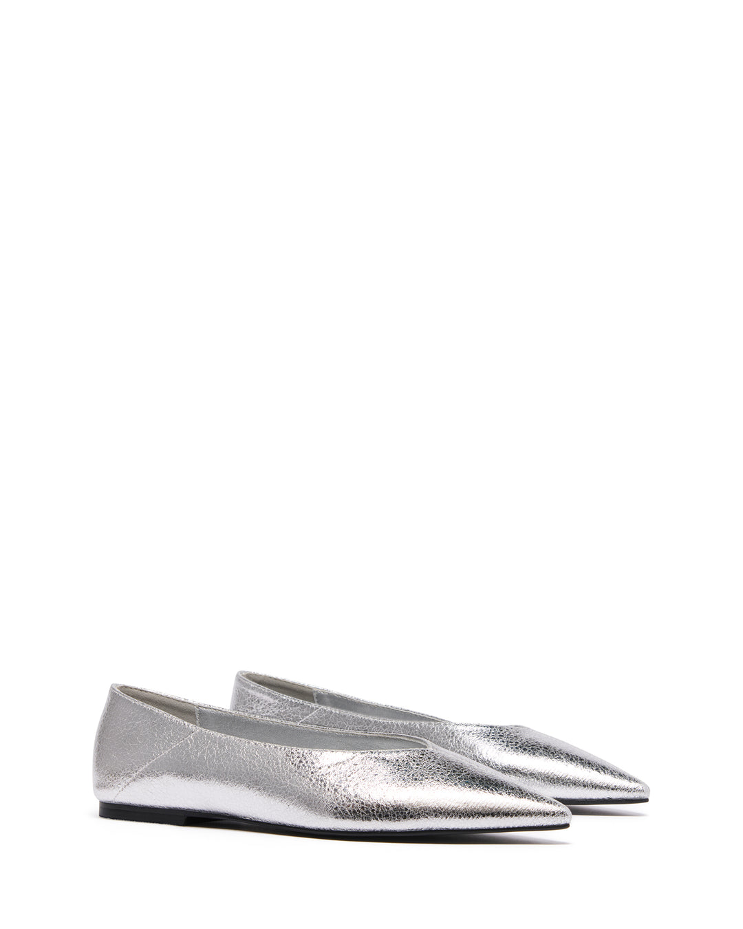Clara Pointed Flat Silver