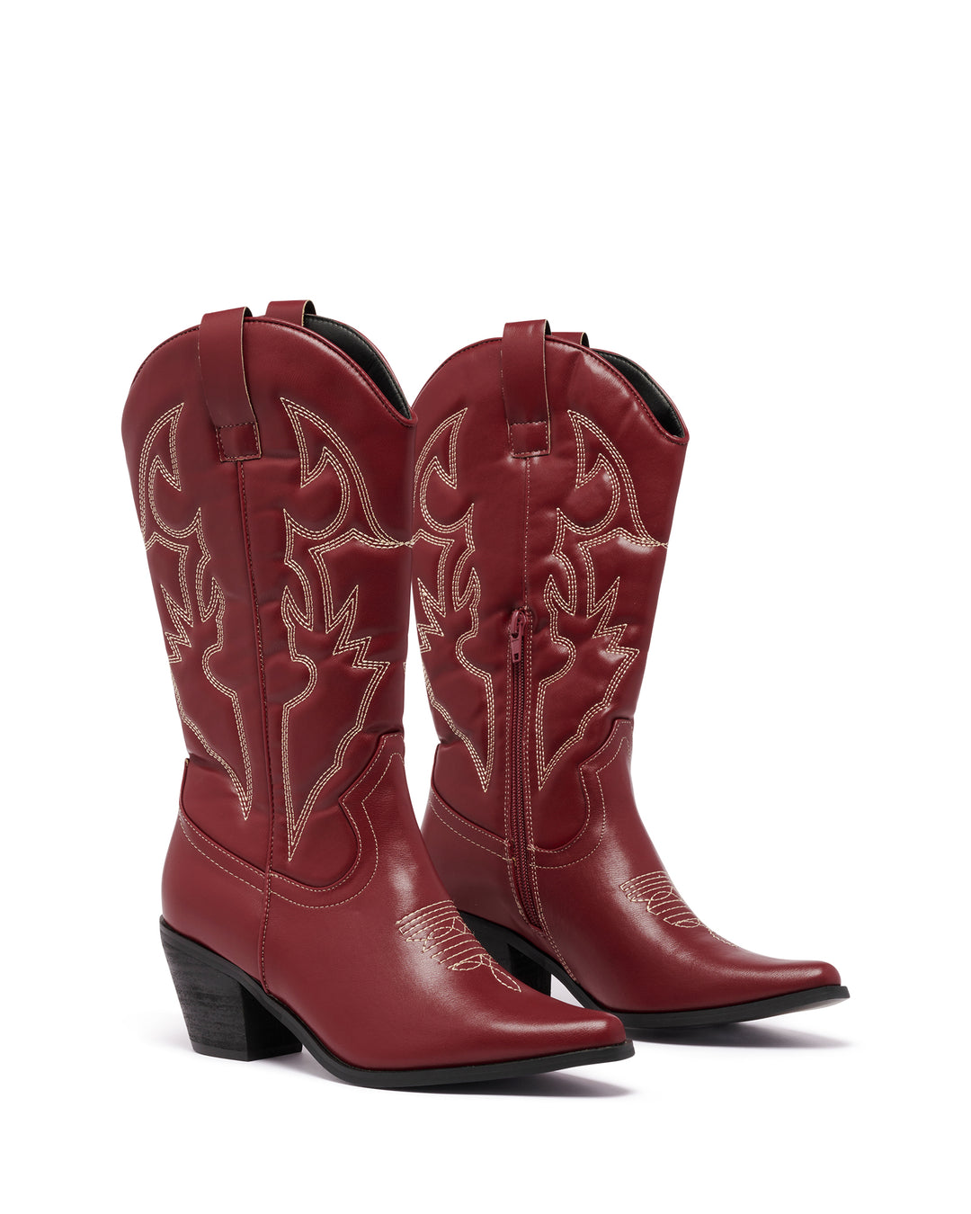 Cherry red cowboy boots sales