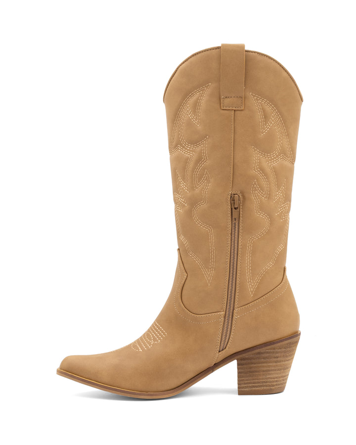 Clayton Cowboy Boot Tan