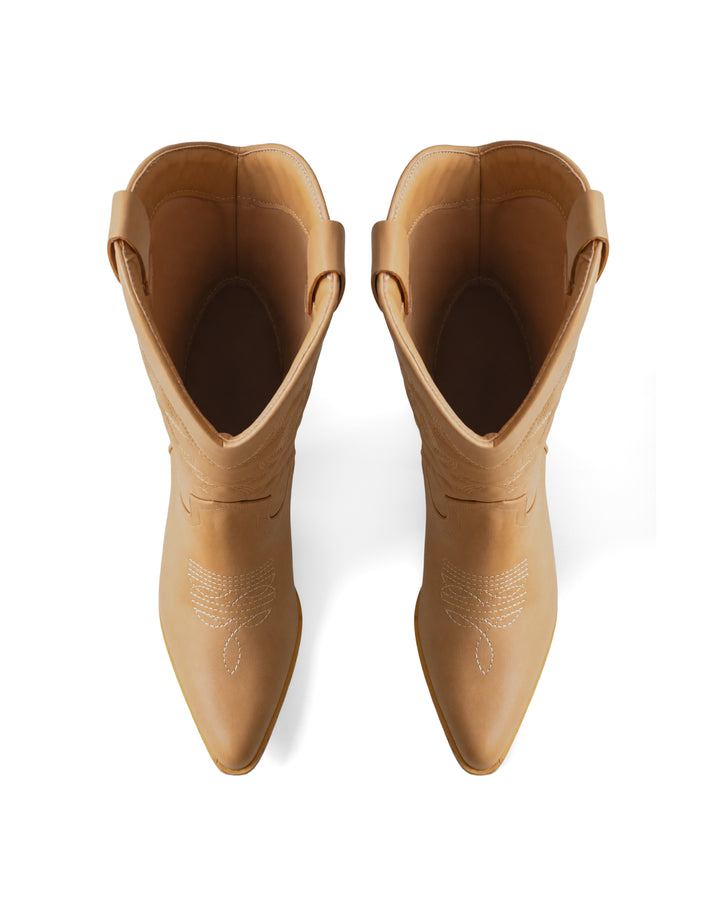 Clayton Cowboy Boot Tan