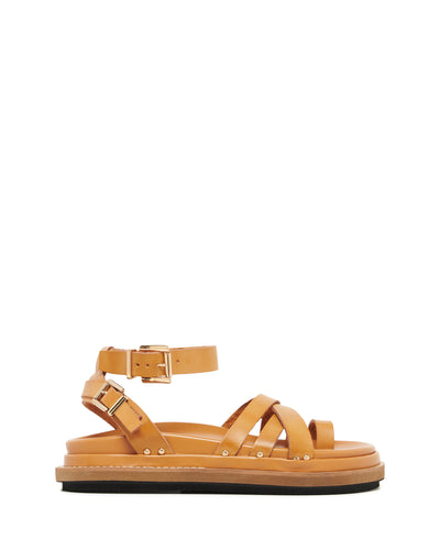 Therapy Shoes Coco Caramel | Women's Sandals | Flatform | Chunky | Footbed