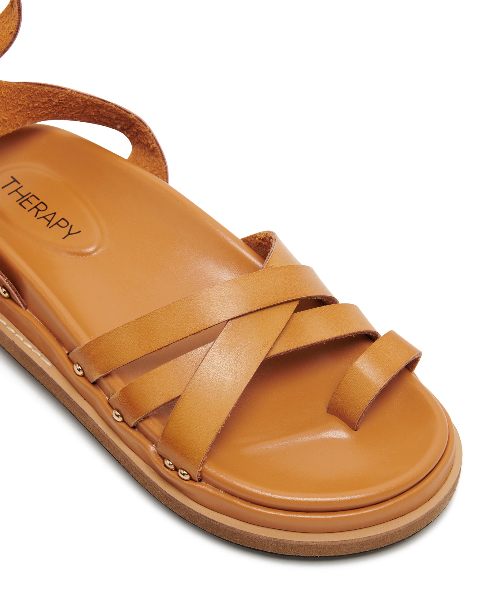 Therapy Shoes Coco Caramel | Women's Sandals | Flatform | Chunky | Footbed