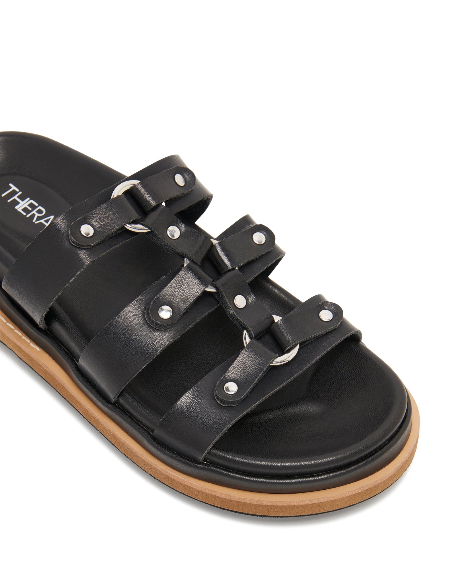 Therapy Shoes Codii Black | Women's Sandals | Flatform | Chunky | Footbed