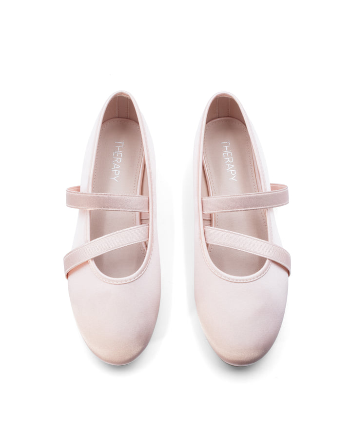 Dancer Ballet Flat Blush Satin