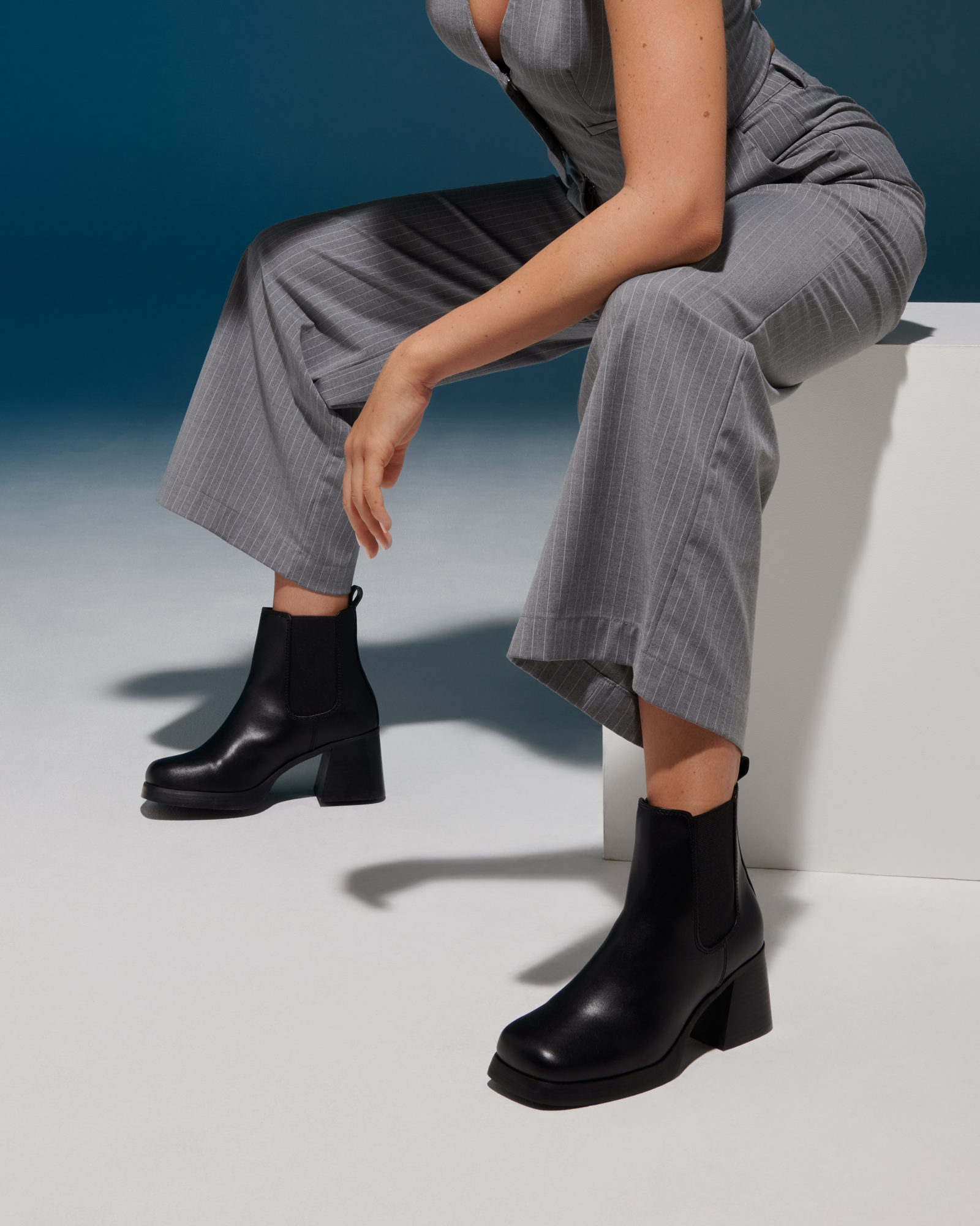 Therapy Shoes Defy Black | Women's Boots | Ankle | Dress | Platform 