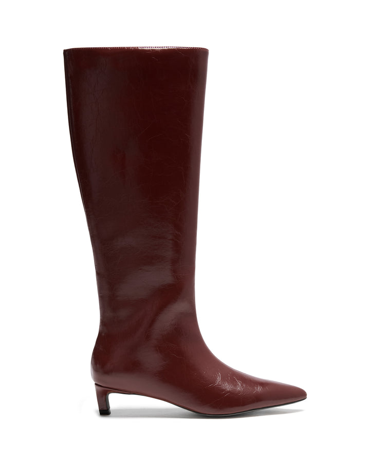 Destiny Tall Boot Bordeaux Textured