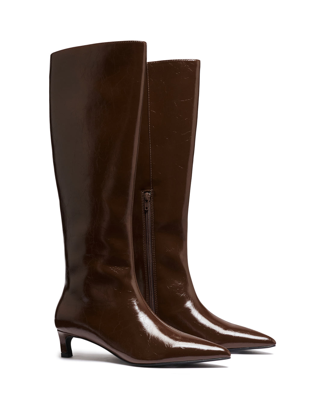 Destiny Tall Boot Chocolate Textured