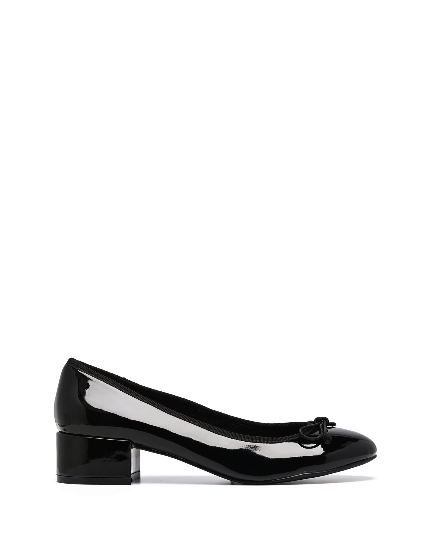 J.Crew Dulci Patent Ankle-Strap Kitten Heels in Black | Lyst