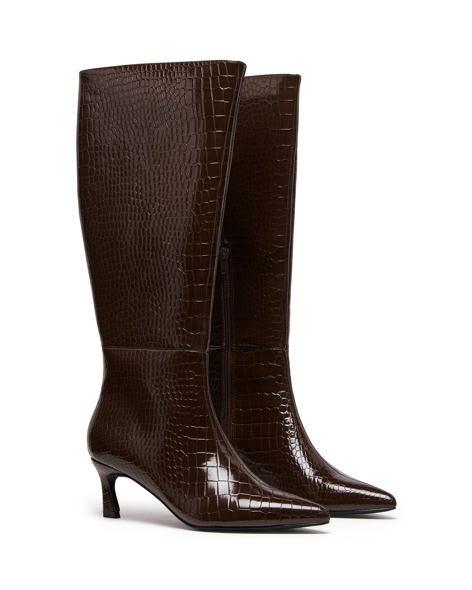 Dove Tall Boot Chocolate Croc