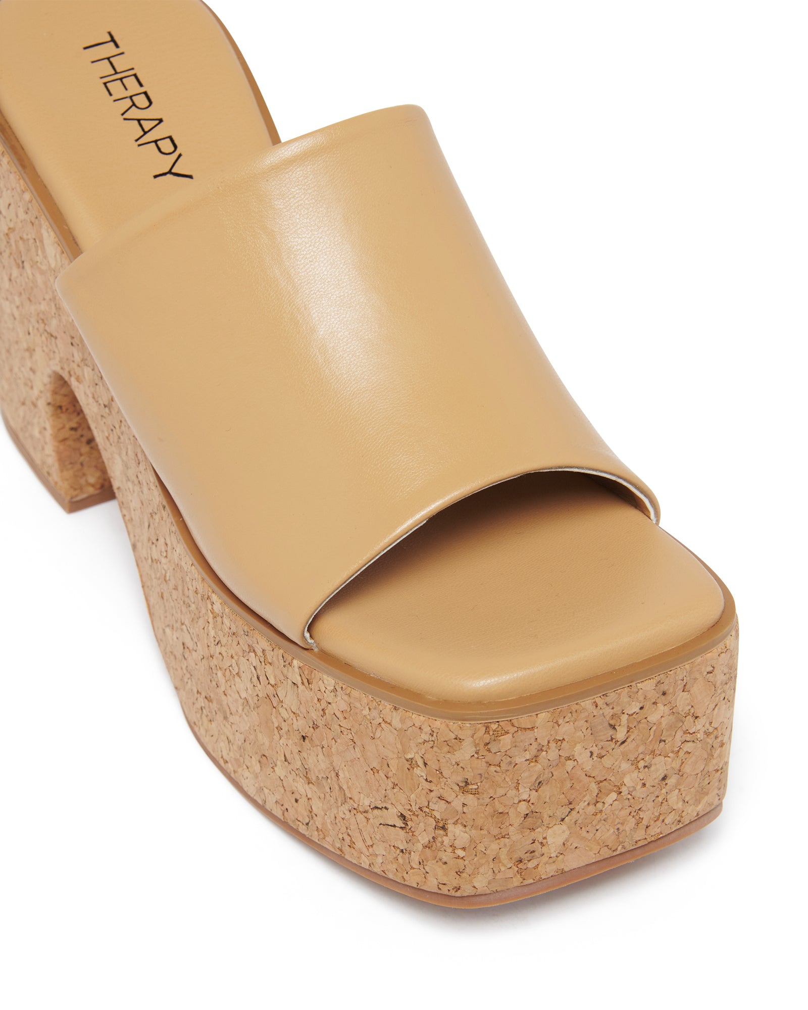 Therapy Shoes Dreamy Caramel Smooth | Women's Heels | Sandals | Platform | Mule