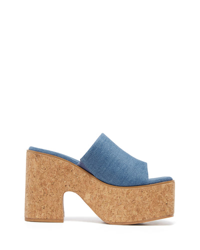Therapy Shoes Dreamy Blue Denim | Women's Heels | Sandals | Platform | Mule