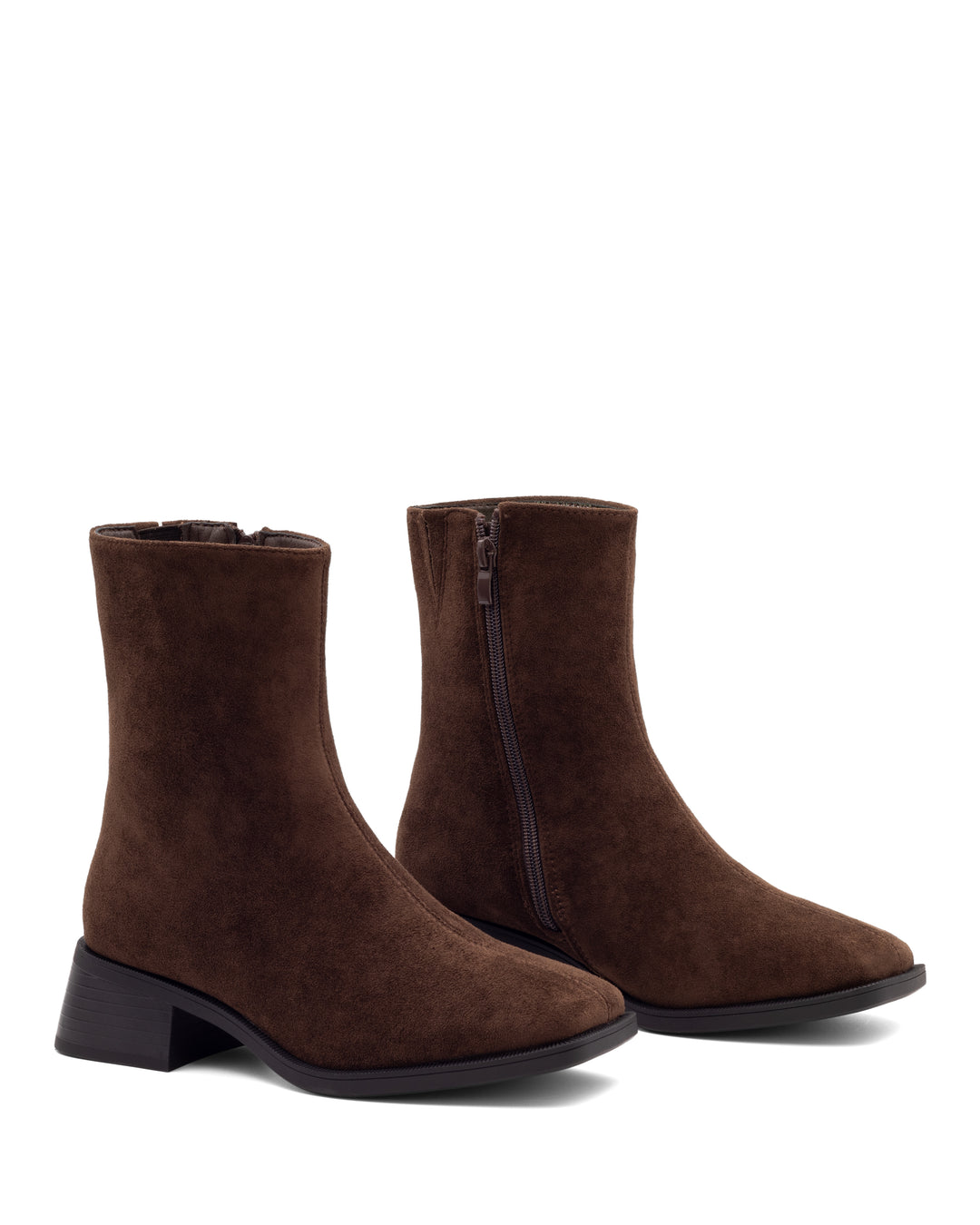 Dalby Ankle Boot Chocolate Faux Suede